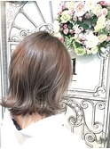 外ハネｘハイトーングレージュ♪【miel hair blanc】