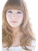 ナオシ トレス 富雄店(nao*c tres)&nbsp;【富雄nao*c tres】ワイドバンクのベージュハイライトカラー