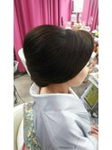 和髪 結婚式 二次会 着物 撮影 　卒業式　卒園式　水戸　大工町