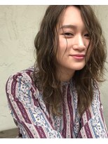 シェノン 西梅田(CHAINON)&nbsp;前髪/レイヤーカット/アッシュカラー/ブラウン/レイヤーロング