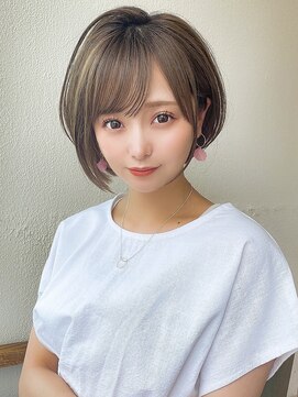 アフロート エル 錦糸町(AFLOAT L) LallYou 錦糸町 フリンジウェーブミルキーベージュショート