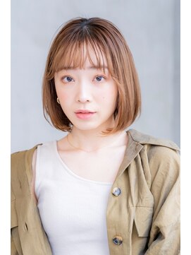 レニーバイエース(LANY by ACE) 【LANY横浜】ナチュラルボブ×オリーブベージュ