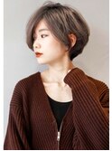『 毛束感 & グレージュカラー 』☆ ナチュラル short ボブ☆