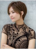 前髪長め大人ショート20代30代40代【AIN.表参道】川原大地