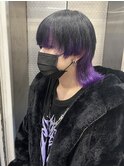 #マッシュウルフ/黒×紫