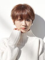 ロビー 表参道(ROBBY)&nbsp;大人マッシュショート／アプリコットブラウン／30代40代50代