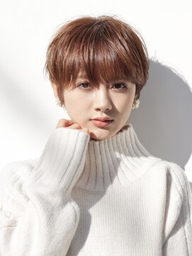 ロビー 表参道(ROBBY) 大人マッシュショート／アプリコットブラウン／30代40代50代