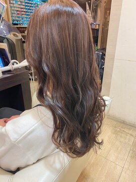 ヴォーチェ フォーヘアー(VOCE for hair) 大人可愛い艶髪ナチュラルくびれヘアモカブラウンセミロング