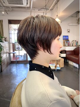 ポタム 東中野(potamu) 前下がりショートボブ