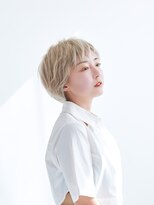 ラフィスヘアー トゥー 倉敷店(La fith hair too.) 【La fith】ハンサムショート×ハイトーンカラー