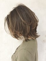 アンソレイユ ヘアー ガーデン(ensoleille hair garden) ショートウルフ×ハイライト