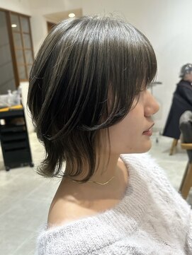 ビューブルー 亀戸錦糸町(VIEW BLUE) ショートウルフ/オリーブグレージュ