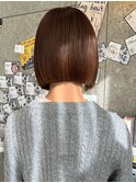【ChaoMICHI haruya】オレンジベージュ ボブ