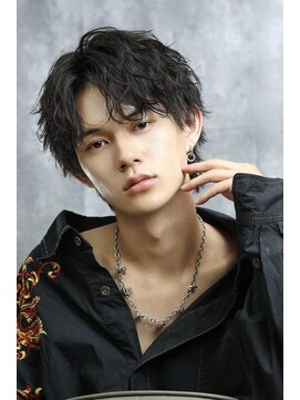 リップス 川崎(LIPPS) センターパート ツイストスパイ メンズウルフ