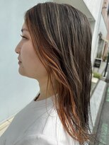 イマジン 川越(IMAGINE)&nbsp;20代３０代透明感抜群！可愛いインナーカラーオレンジベージュ