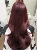 ブリーチなしダブルカラーカシスピンク