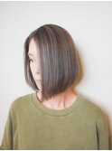 切りっぱなしボブ
