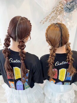 レア(Le'a)の写真/ご新規【16：00～20：30】ヘアセット￥2200→￥1500☆量産型女子ペア割◎