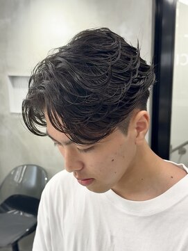 アクロ(ACRO) フェザーパーマ/毛流れパーマ/広島メンズパーマ