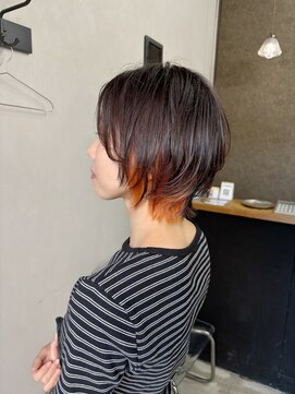 カンナカンナ 三佐店(cannaCANNA) インナーカラーで楽しむレイヤーボブスタイル