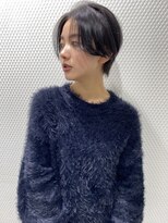 エアー 青山(AIR) 丸みショートセンターパートハンサムショートくびれショート