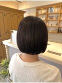 大人ナチュラルな艶ボブ♪