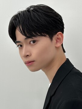 ロンドオム 池袋(Lond Homme) メンズ/men's/メンズカット/センターパート/曲がる縮毛矯正