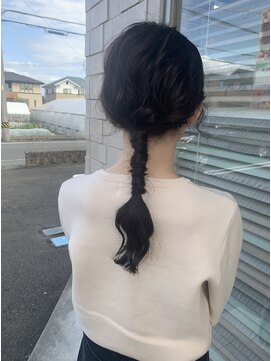 ヘアーメロウ hairmellow タイトポニー