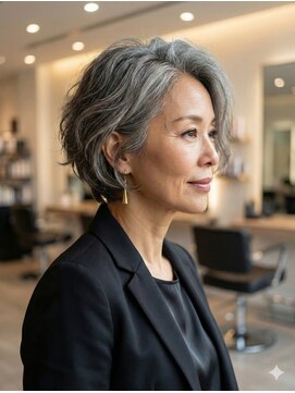 花かんざし ミセスショート