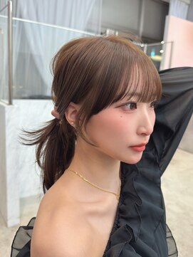 クム(kumu) 【kumu】似合わせレイヤー /グレージュ/ アイドル前髪/栄/名古屋