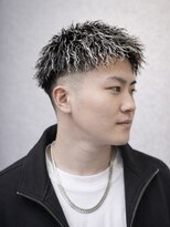 メンズグルーミングナンバーナイン(MEN'S GROOMING NUMBER NINE)&nbsp;ホワイトメッシュ/ツイストスパイラル/【早田隼哉】