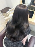 夏っぽヘアカラーなグレージュ