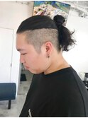 マンバンヘア　ウェーブパーマ