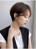 (ICY土屋)ショートヘアショートボブ前髪長め大人ショート/関内