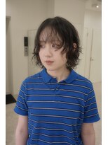 モト 船橋(moto)&nbsp;束感ウルフ×ハッシュショート【京成船橋】