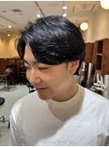 ワンカールパーマルーズパーマメンズパーママッシュ