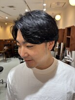 アンド グラフ(& Graph.) ワンカールパーマルーズパーマメンズパーママッシュ