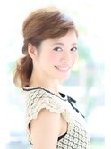 [K-two]（夏のヘアアレンジ） 編みこみ小顔前髪【表参道】