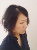 No.65 前下がりボブパーマ
