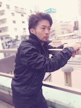 ヘアサロンエム 渋谷店(HAIR SALON M) 【Ｍ／ＲＵＤE】黒髪ツーブロック×グランジ刈り上げ