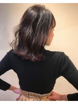 トリート 南行徳本店(TREAT)&nbsp;インナーボルドー×伸ばしかけボブ