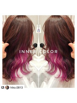 トゥルース 獨協大学前店(Hair&Make TRUTH) バイオレットのインナーカラー