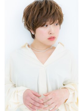 カバーヘア イヴ 戸頭店(COVER HAIR EVE) くせ毛風ルーズカール♪マニッシュショートZ戸頭20代30代40代