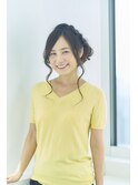 松戸駅西口徒歩2分♪大人可愛い編み込みアレンジ☆