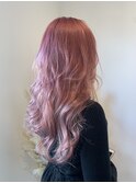 ダブルカラーペールピンク『倉敷美容室』『NABLA』