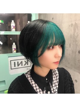 インク 渋谷(INK.) ボブ/フェザーバング/大人かわいい/グラデハイライト[渋谷]
