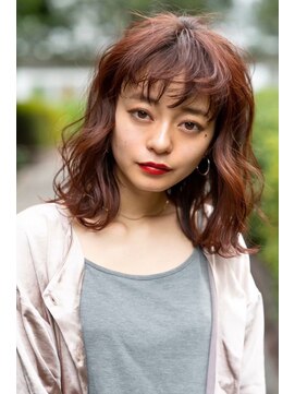 オースティン 錦糸町(AUSTIN) AUSTIN☆大人かわいい前髪セシルカットココアブラウンネオウルフ