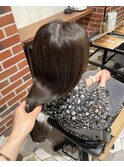 オリーブカラー×髪質改善×酸性縮毛矯正
