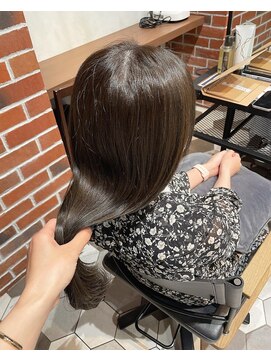 シェノン 梅田(CHAINON) オリーブカラー×髪質改善×酸性縮毛矯正