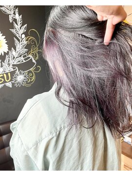 ホンネ(honne.) ヴァイオレット×インナーカラー